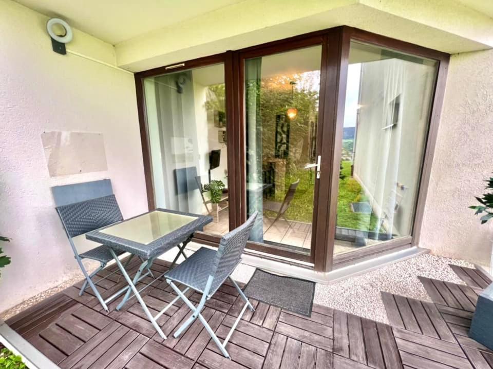 Joli Studio Cosy, Vue Magnifique Et Terrasse Privee Gérardmer Kültér fotó
